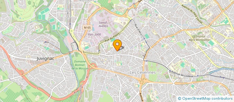 localisation de l'entreprise PILOC à MONTPELLIER