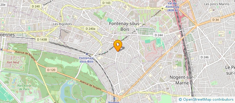 localisation de l'entreprise PILOGERIM à FONTENAY-SOUS-BOIS