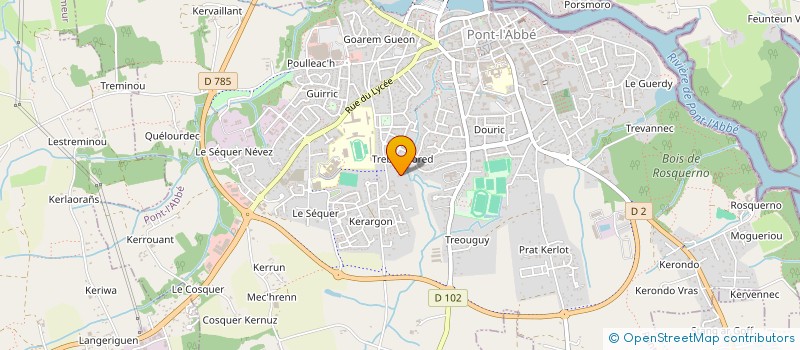 localisation de l'entreprise PILOMA  PONT-L'ABBE