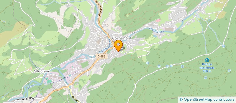 localisation de l'entreprise PILONCAMS  CORNIMONT