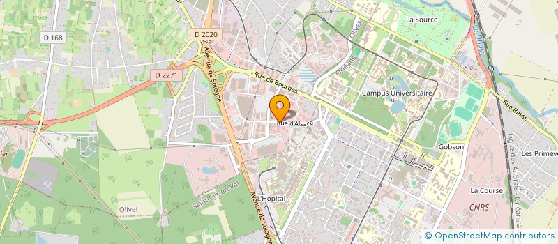 localisation de l'entreprise PILORGET SPORT à OLIVET