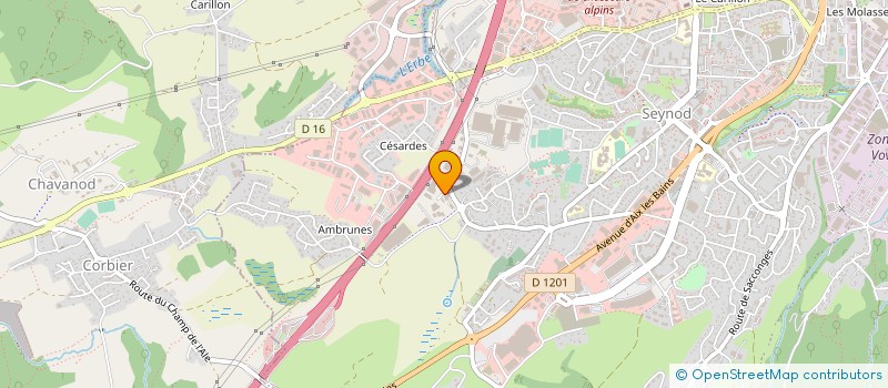localisation de l'entreprise PILOT'AG à ANNECY