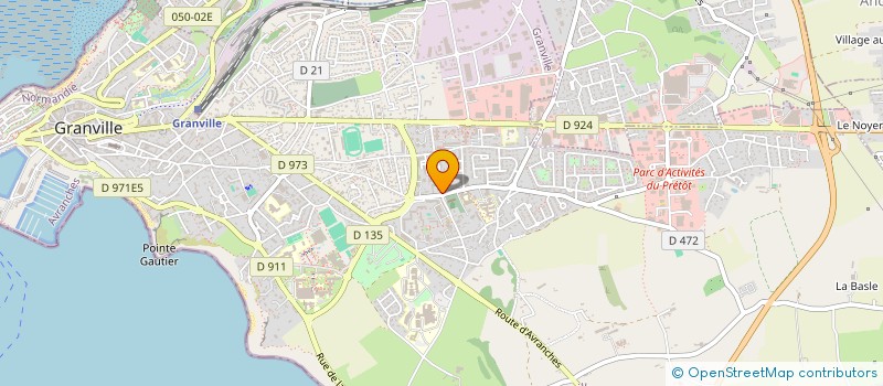 localisation de l'entreprise PILOT'AGE  GRANVILLE