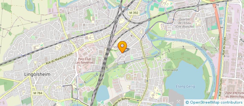 localisation de l'entreprise PILOT CENTER  LINGOLSHEIM