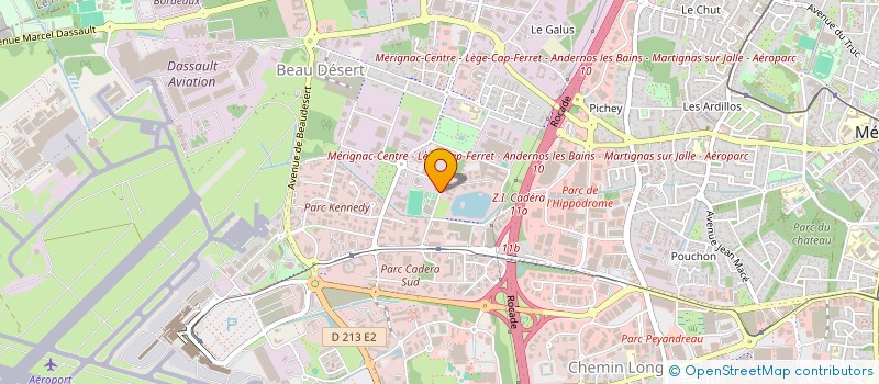 localisation de l'entreprise PILOT EXPERTS  MERIGNAC