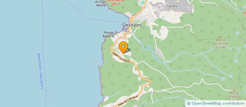 localisation de l'entreprise PILOT SERVICES GUADELOUPE à DESHAIES