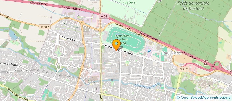 localisation de l'entreprise PILOTA ALDE à PAU