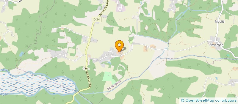 localisation de l'entreprise PILOTA CLUB SAINT JEAN SAUBRIGUES  SAUBRIGUES