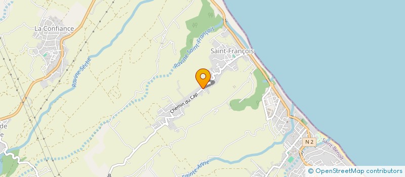 localisation de l'entreprise PILOTAGE CHANTIER REUNION  SAINT-BENOIT