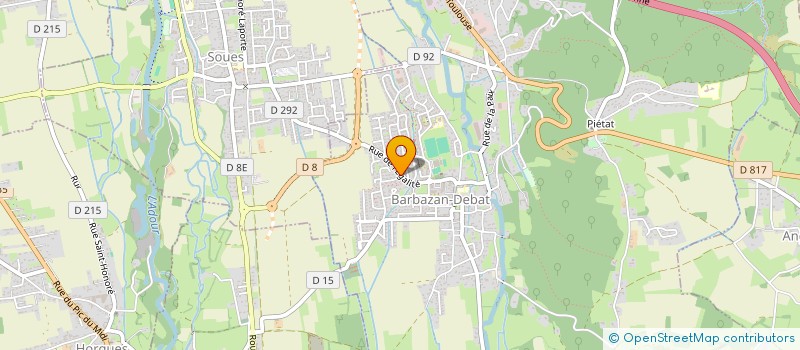 localisation de l'entreprise PILOTARI CLUB BARBAZANAIS  BARBAZAN-DEBAT