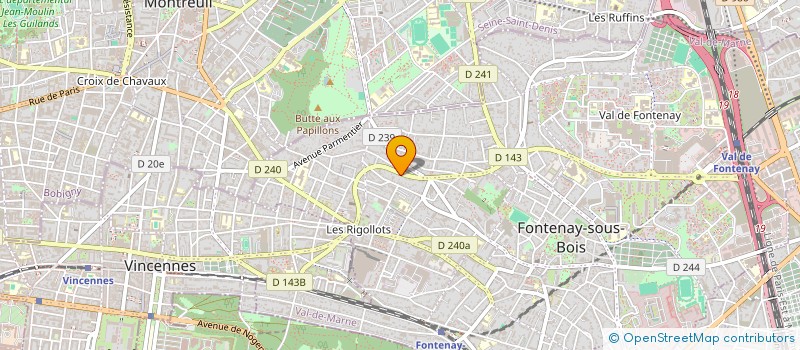 localisation de l'entreprise PILOTE 2018 à FONTENAY-SOUS-BOIS