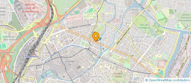 localisation de l'entreprise PILOTE à STRASBOURG