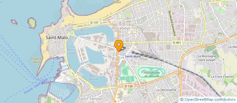 localisation de l'entreprise PILOTE CONSULTING à SAINT-MALO