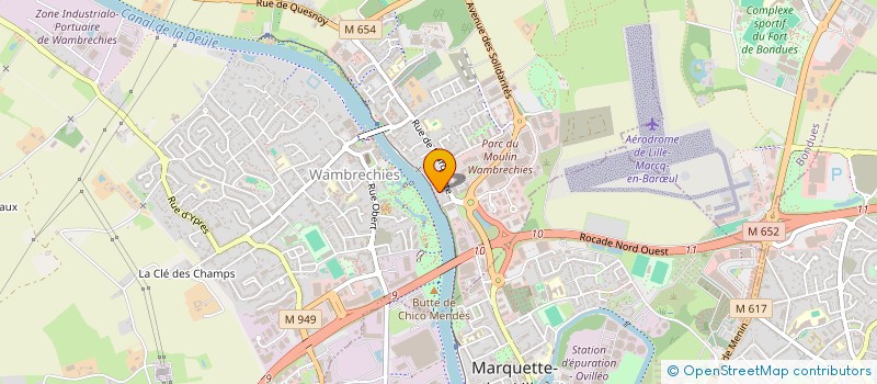 localisation de l'entreprise PILOTE DEVELOPPEMENT KARTING  WAMBRECHIES