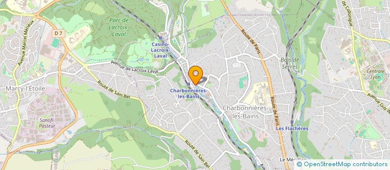 localisation de l'entreprise PILOTE G  CHARBONNIERES-LES-BAINS