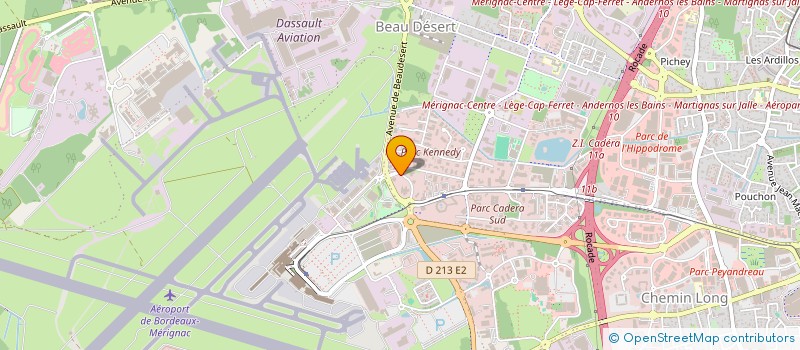 localisation de l'entreprise PILOTE PLUS à MERIGNAC