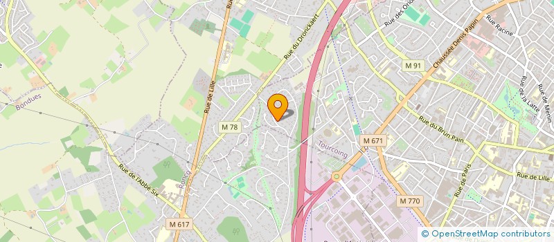 localisation de l'entreprise PILOTEX  TOURCOING