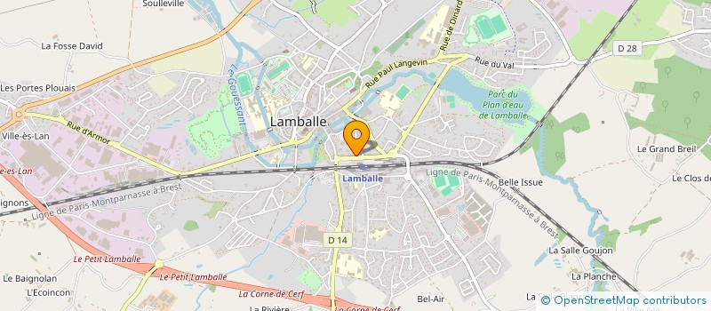 localisation de l'entreprise PILOTIS à LAMBALLE-ARMOR