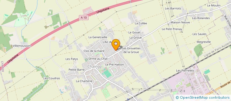 localisation de l'entreprise PILOTYS à CHAINGY