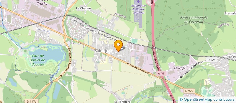 localisation de l'entreprise PILOU  SAINT-JUST