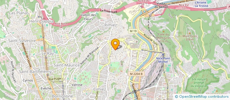 localisation de l'entreprise PILOU à NICE