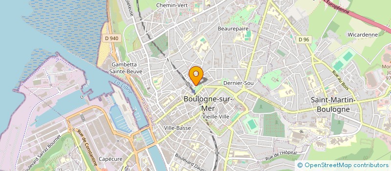 localisation de l'entreprise PILOU  BOULOGNE-SUR-MER