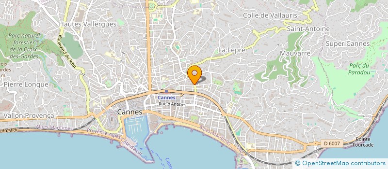 localisation de l'entreprise PILOU ET PRINCE à CANNES