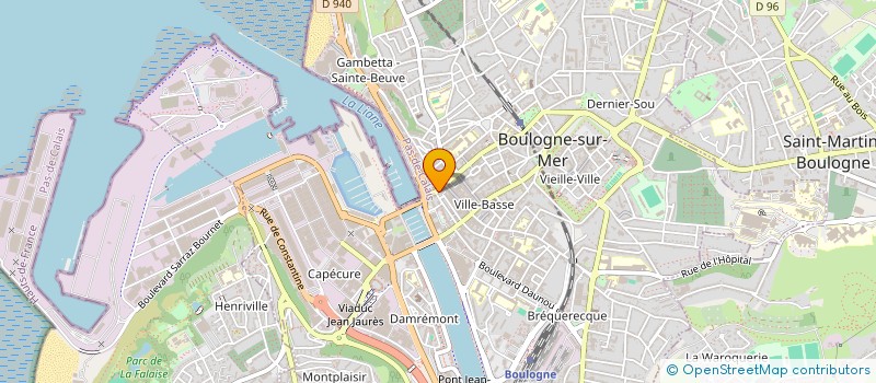 localisation de l'entreprise PILOU ET SAMI à BOULOGNE-SUR-MER