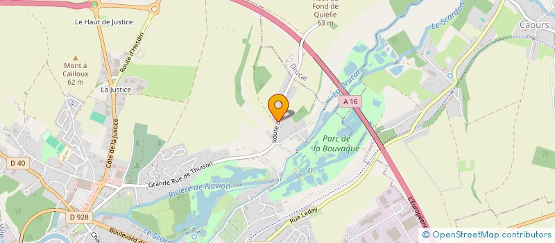 localisation de l'entreprise PILOUCAS  ABBEVILLE