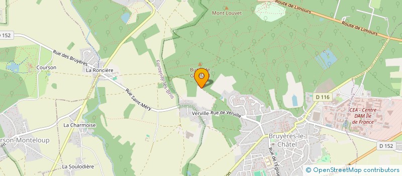 localisation de l'entreprise PILOUCORP  BRUYERES-LE-CHATEL