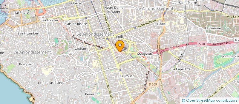 localisation de l'entreprise PILOURACINGTEAM à MARSEILLE