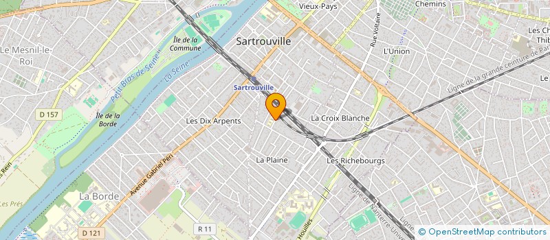 localisation de l'entreprise PILTECO  SARTROUVILLE