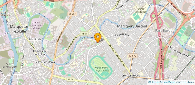 localisation de l'entreprise PILUCH CONSEILS à MARCQ-EN-BARŒUL