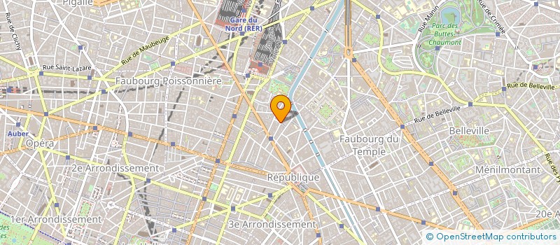 localisation de l'entreprise PILUS à PARIS