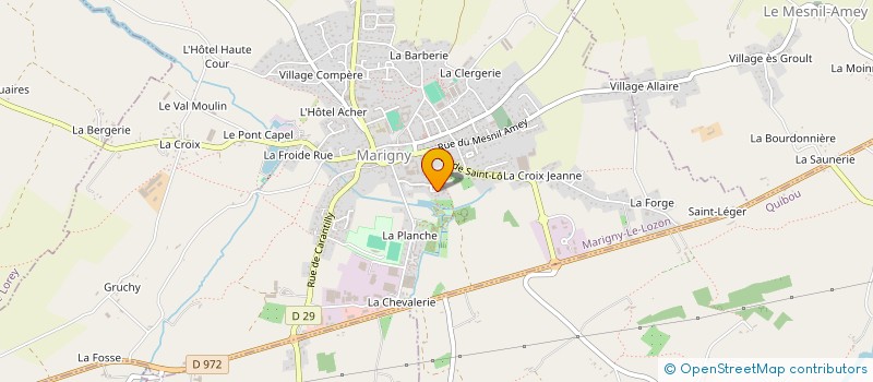 localisation de l'entreprise PILYMAG  MARIGNY-LE-LOZON