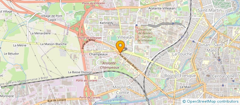 localisation de l'entreprise PIM CHAMPEAUX à RENNES
