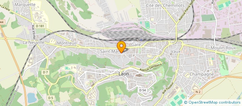 localisation de l'entreprise PIM CONSULTING à LAON