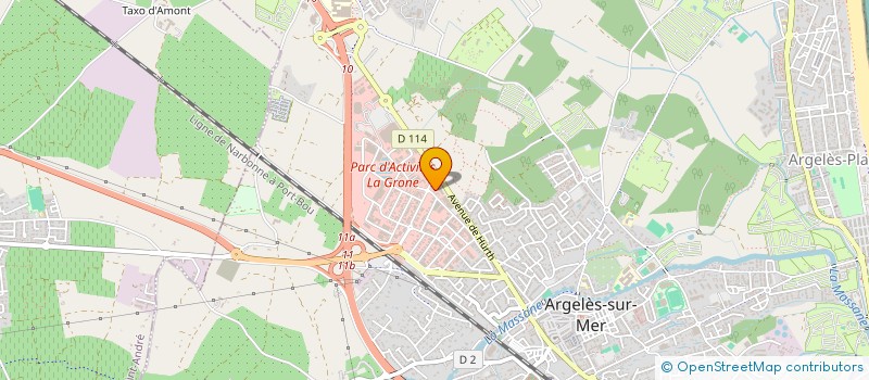 localisation de l'entreprise PIM-PAM à ARGELES-SUR-MER