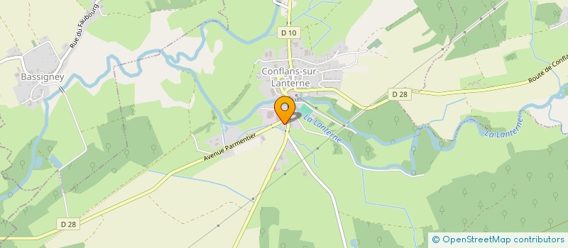 localisation de l'entreprise PIM PAM POM  CONFLANS-SUR-LANTERNE