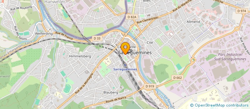 localisation de l'entreprise PIM PAM POUM  SARREGUEMINES