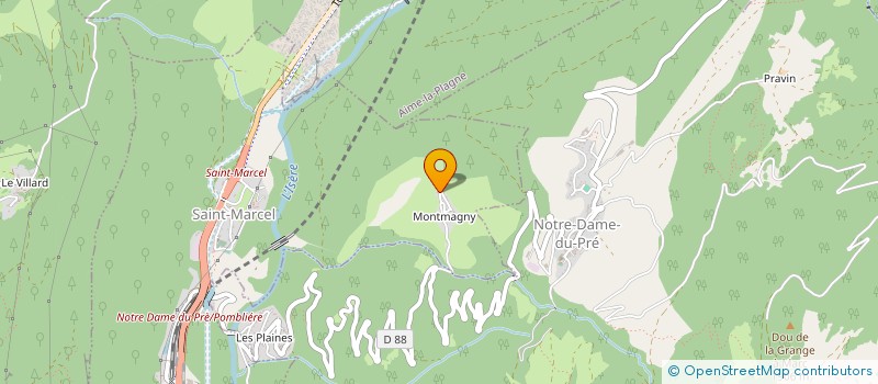 localisation de l'entreprise PIMA  SAINT-MARCEL