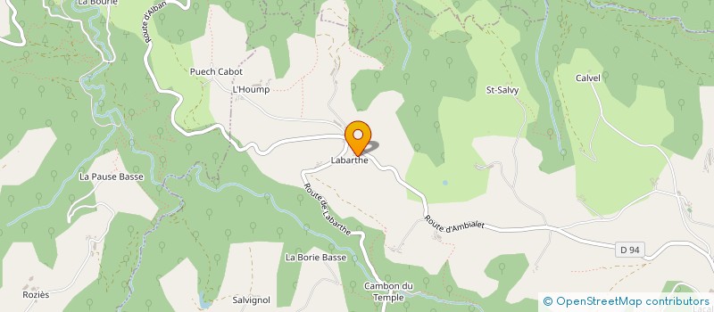 localisation de l'entreprise PIMA  LE FRAYSSE