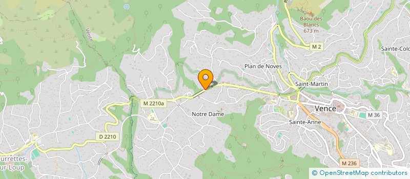 localisation de l'entreprise PIMACANNES  VENCE