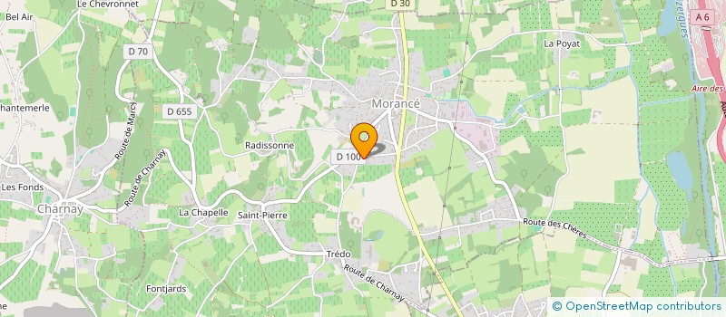 localisation de l'entreprise PIMALEX  MORANCE