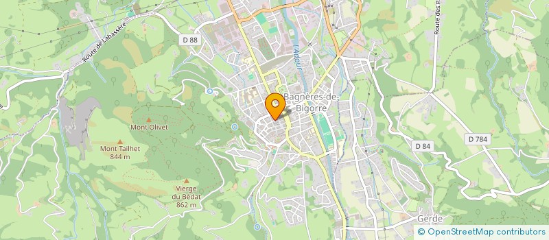 localisation de l'entreprise PIMARHEL  BAGNERES-DE-BIGORRE