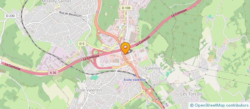 localisation de l'entreprise PIMARO à ECOLE-VALENTIN