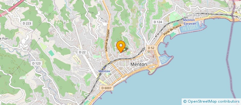 localisation de l'entreprise PIMASTELLE  MENTON