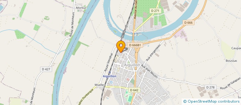 localisation de l'entreprise PIMASY  AIGUILLON