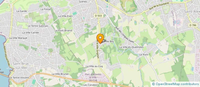 localisation de l'entreprise PIMAT  SAINT-LUNAIRE