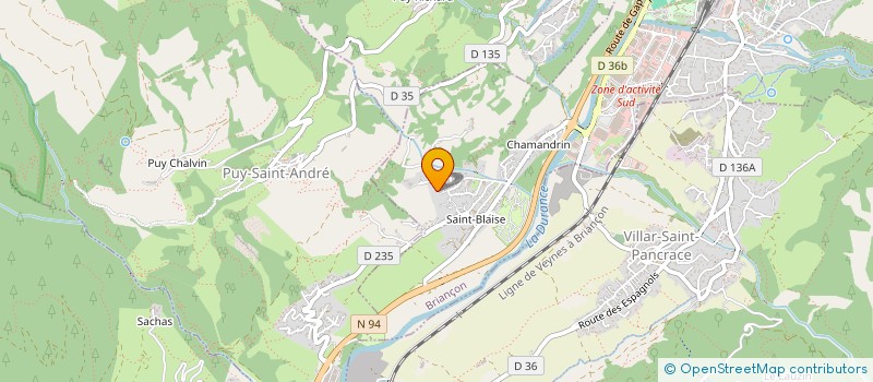 localisation de l'entreprise PIMAV à BRIANCON